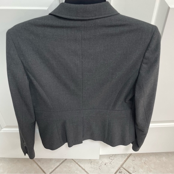 Brooks Brothers Milano Fit Button Jacket Charcoal Office Blazer Classic Preppy - Picture 4 of 15